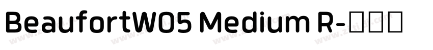 BeaufortW05 Medium R字体转换